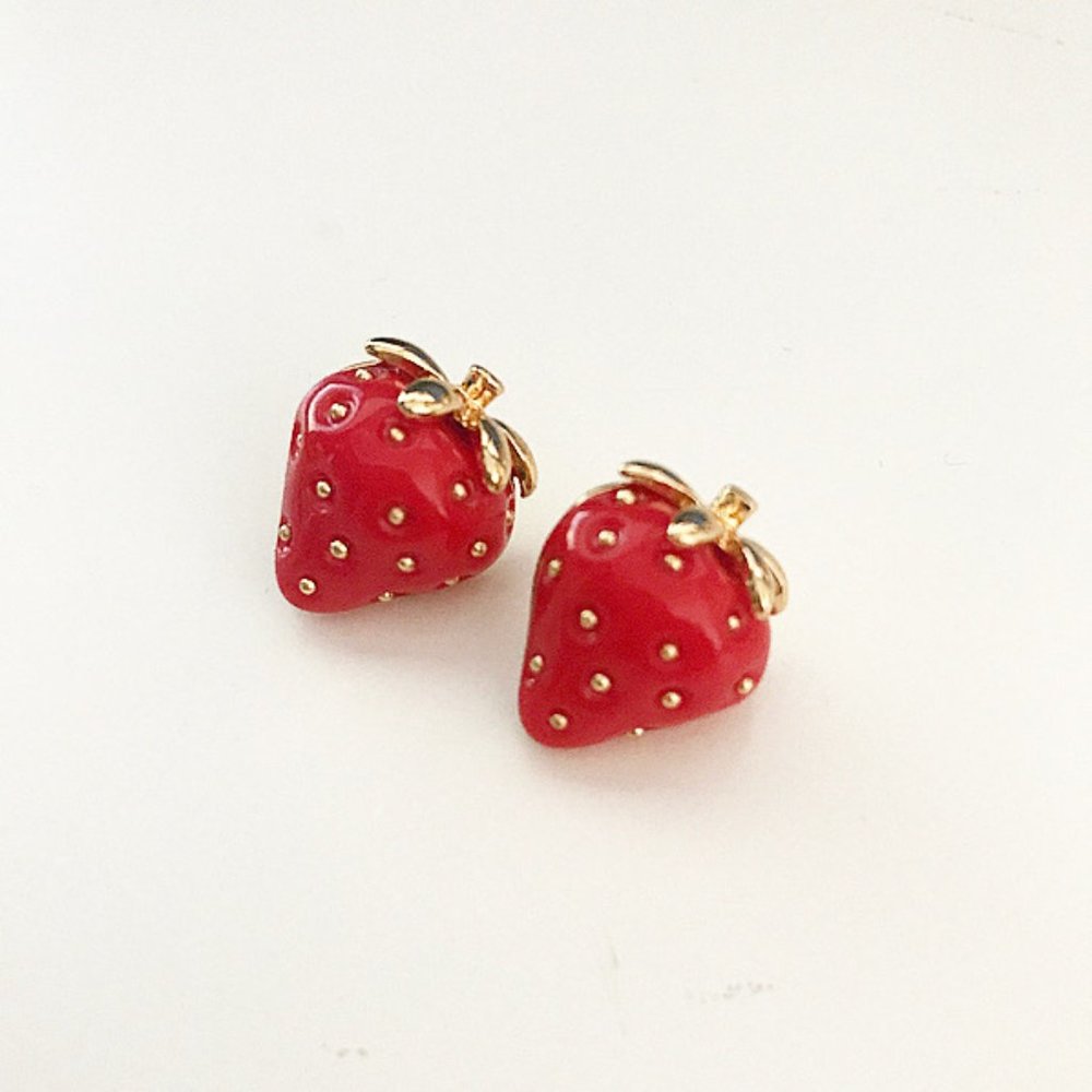 Strawberry earrings